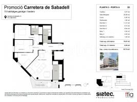 Flat, 93 m², new, Carretera de Sabadell, 51