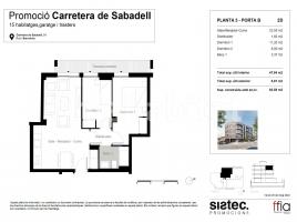 Flat, 63 m², new, Carretera de Sabadell, 51
