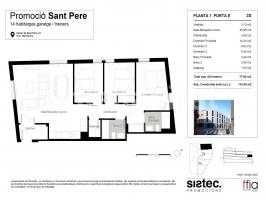 Pis, 111 m², nou, Calle de Sant Pere, 81