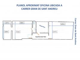 Lloguer oficina, 99 m², prop de bus i tren, Calle Gran de Sant Andreu, 119
