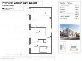 Flat, 62 m², new, Calle de Sant Gaietà, 2