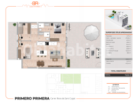 Obra nova - Pis a, 85 m², prop de bus i tren, Avenida Riera de Sant Cugat, 24